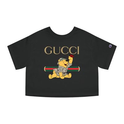 Gucci Winnie The Pooh Champion Lady Heritage Crop-Top T-Shirt CTB070