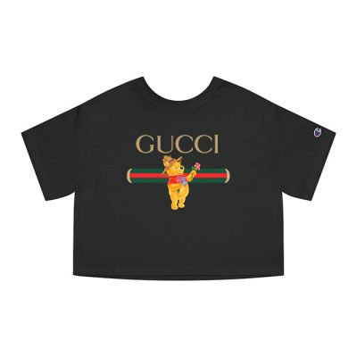 Gucci Winnie The Pooh Champion Lady Heritage Crop-Top T-Shirt CTB071