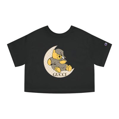 Gucci Winnie The Pooh Sleep Champion Lady Heritage Crop-Top T-Shirt CTB064