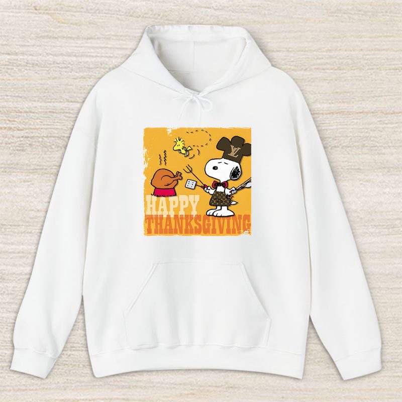 Happy Thanksgiving Peanuts Snoopy Louis Vuitton Unisex Hoodie TAH12310