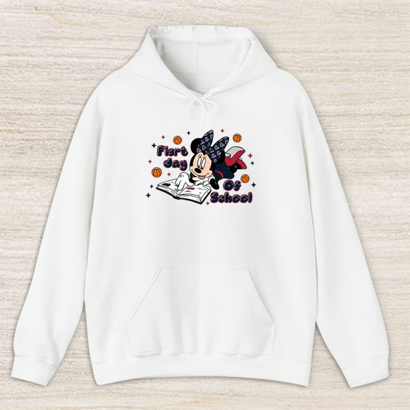 Houston Texans X Welcome Back To School Gift X Minnie Mouse Unisex Hoodie TAH11161