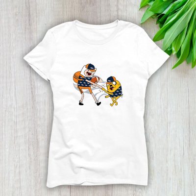 Jake The Dog Finn X Denver Broncos Team X NFL X American Football Lady T-Shirt Women Tee LTL10873