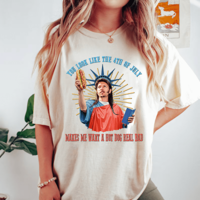 Joe Dirt Hot Dog Unisex T-Shirt 4th of July 2024 LT042