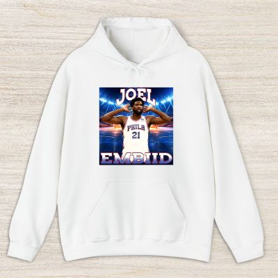 Joel Embiid 21 X Philadelphia 76ers Basketball Team X 90s Style Vintage Unisex Hoodie TAH10969