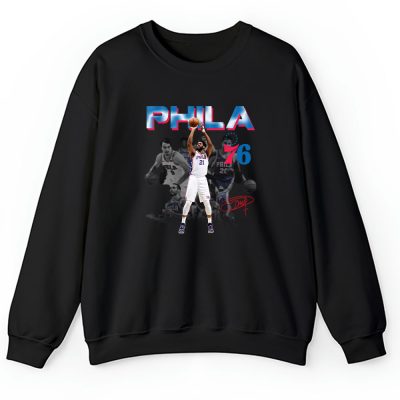 Joel Embiid 21 X Philadelphia 76ers Basketball Team X 90s Style Vintage Unisex Sweatshirt TAS10968