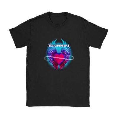 Journey Band Infinity Winged Heart Unisex T-Shirt Cotton Tee TAT12490