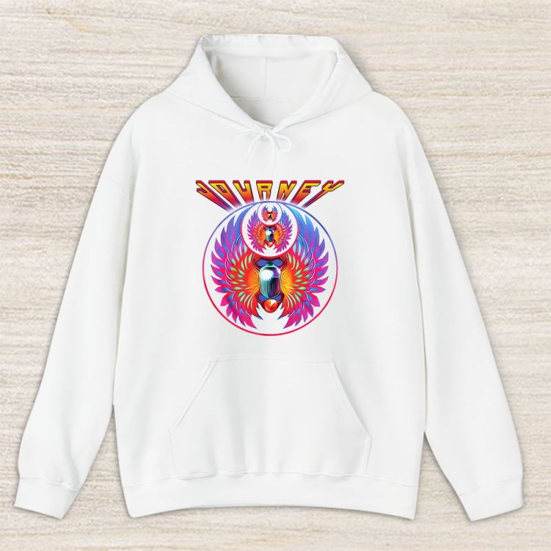 Journey Band Repeat Logo Freedom 2024 Tour 50th Anniversary Unisex Hoodie TAH12492