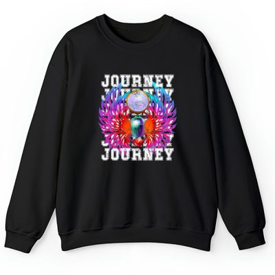 Journey Band Repeat Logo Freedom 2024 Tour 50th Anniversary Unisex Sweatshirt TAS12500