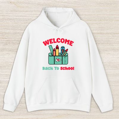 Kansas City Chiefs X Welcome Back To School X Custom Name Unisex Hoodie TAH10653