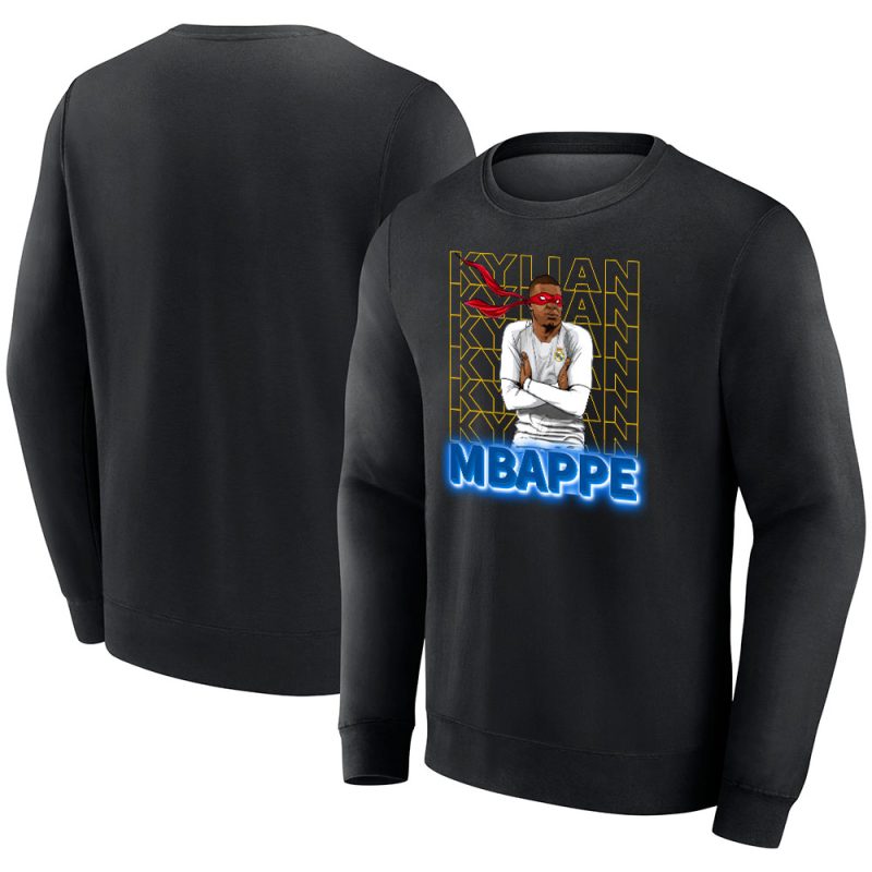 Kylian Mbappe Ninja X Real Madrid Inspired Fans X Hala Madrid Unisex Sweatshirt TAS9183