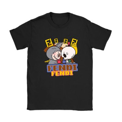 Labubu Pop Mart Fendi Unisex T-Shirt Cotton Tee TAT11552