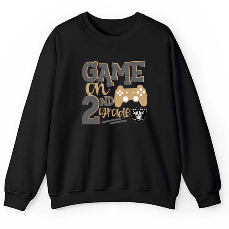 Las Vegas Raiders X Game On X Schools Back X Custom Number Grade Unisex Hoodie TAH10658