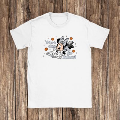 Las Vegas Raiders X Welcome Back To School Gift X Minnie Mouse Unisex T-Shirt Cotton Tee TAT11179