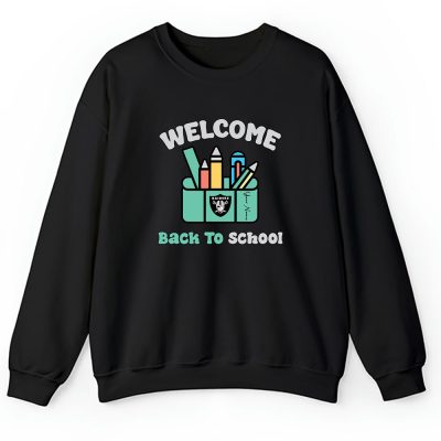 Las Vegas Raiders X Welcome Back To School X Custom Name Unisex Hoodie TAH10659