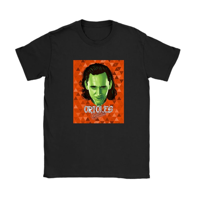 Loki MLB Baltimore Orioles Unisex T-Shirt Cotton Tee TAT11839