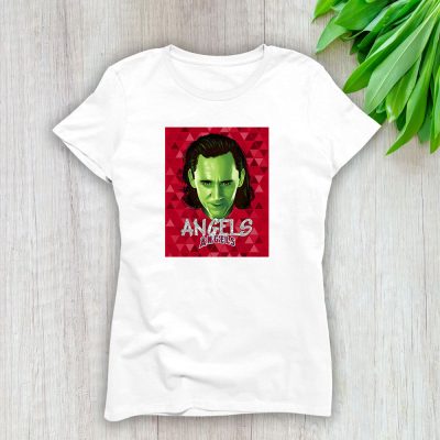 Loki MLB Los Angeles Angels Lady T-Shirt Women Tee LTL11882