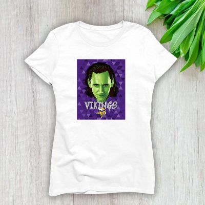 Loki NFL Minnesota Vikings Lady T-Shirt Women Tee LTL11898