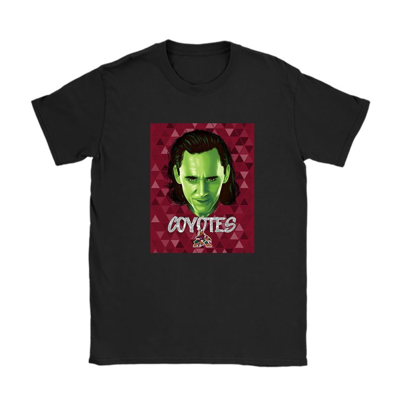 Loki NHL Arizona Coyotes Unisex T-Shirt Cotton Tee TAT11830