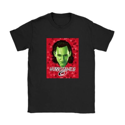 Loki NHL Carolina Hurricanes Unisex T-Shirt Cotton Tee TAT11853