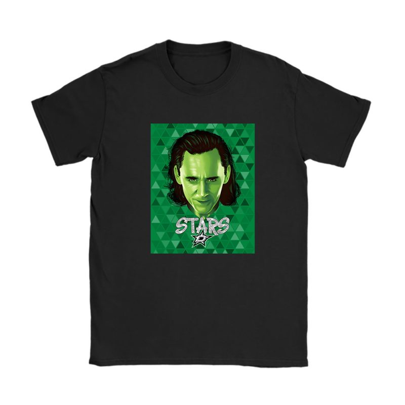 Loki NHL Dallas Stars Unisex T-Shirt Cotton Tee TAT11865