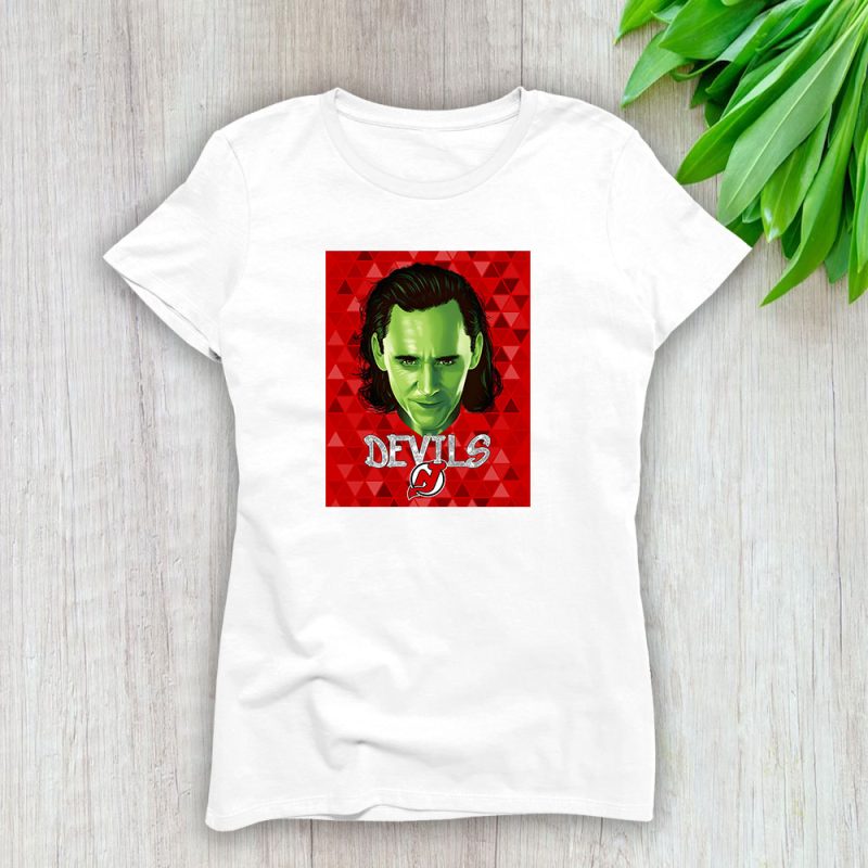 Loki NHL New Jersey Devils Lady T-Shirt Women Tee LTL11900