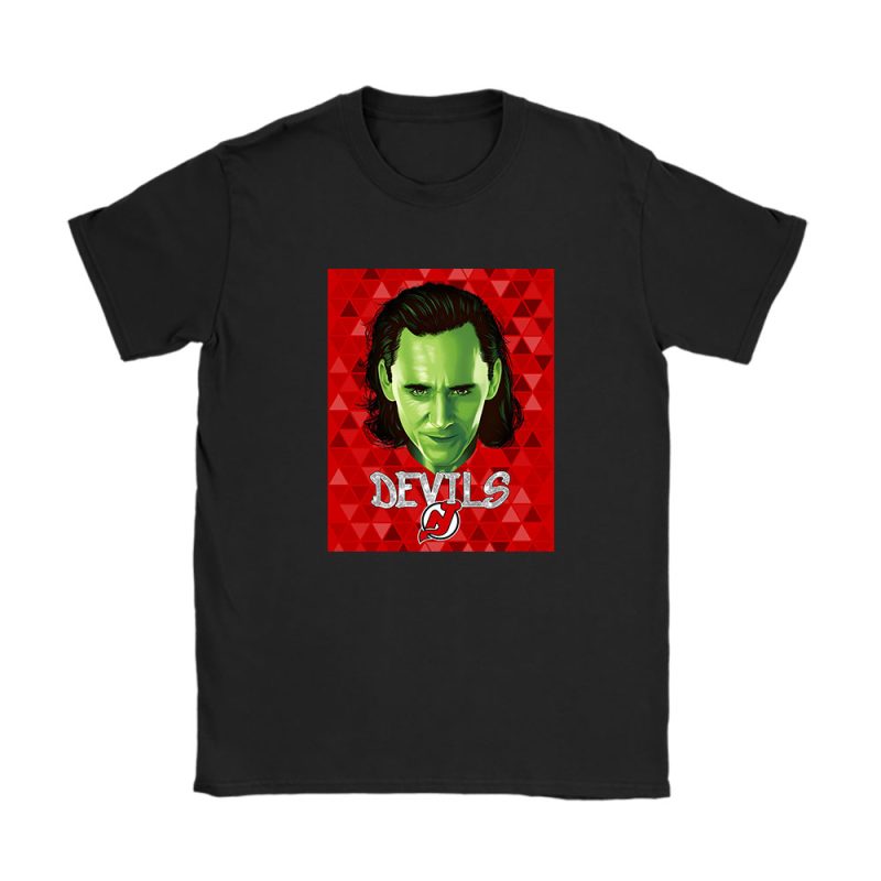 Loki NHL New Jersey Devils Unisex T-Shirt Cotton Tee TAT11900