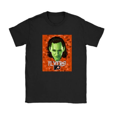 Loki NHL Philadelphia Flyers Unisex T-Shirt Cotton Tee TAT11919