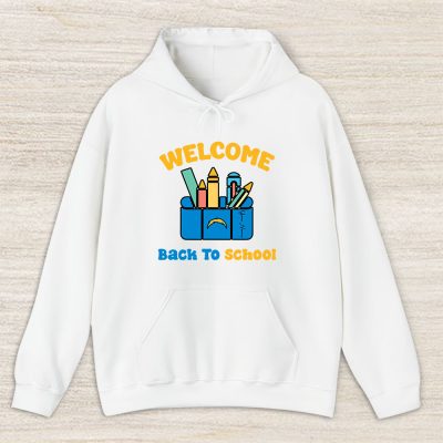 Los Angeles Chargers X Welcome Back To School X Custom Name Unisex Hoodie TAH10655