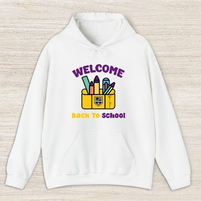 Los Angeles Kings X Welcome Back To School X Custom Name Unisex Hoodie TAH10713