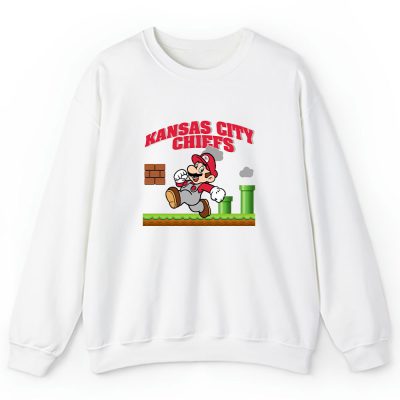Mario X Kansas City Chiefs Team NFL American Football Unisex Sweatshirt TAS8591