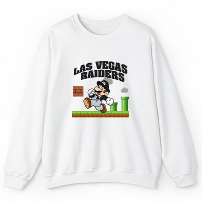 Mario X Las Vegas Raiders Team NFL American Football Unisex Sweatshirt TAS8594