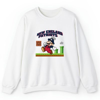 Mario X New England Patriots Team NFL American Football Unisex Sweatshirt TAS8597