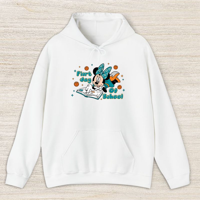 Miami Dolphins X Welcome Back To School Gift X Minnie Mouse Unisex Hoodie TAH11182