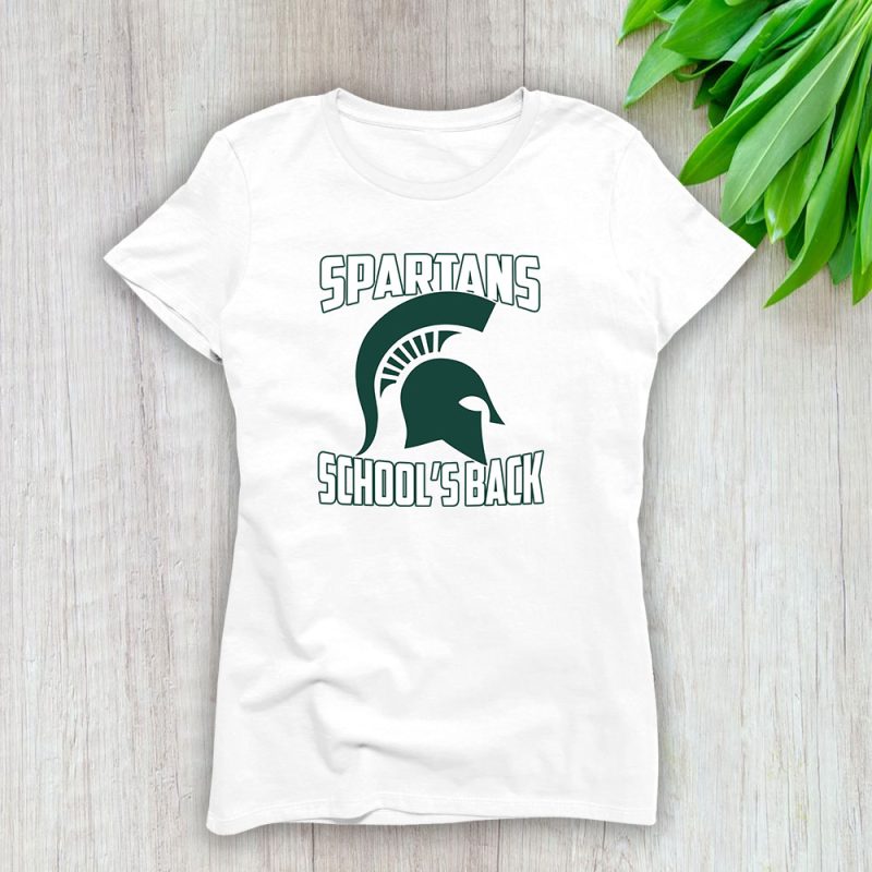 Michigan State University Spartans X Schools Back Lady T-Shirt Women Tee LTL10753