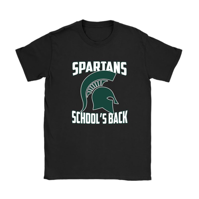 Michigan State University Spartans X Schools Back Unisex T-Shirt Cotton Tee TAT10753