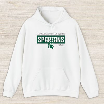 Michigan State University Spartans X Schools Back X Journey Begins Anew Unisex Hoodie TAH10755