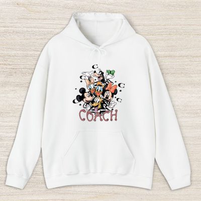 Mickey And Friends Skeleton Halloween Coach Unisex Hoodie TAH10097