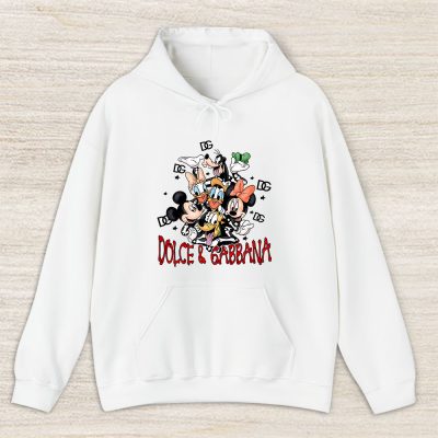 Mickey And Friends Skeleton Halloween Dolce & Gabbana Unisex Hoodie TAH10099