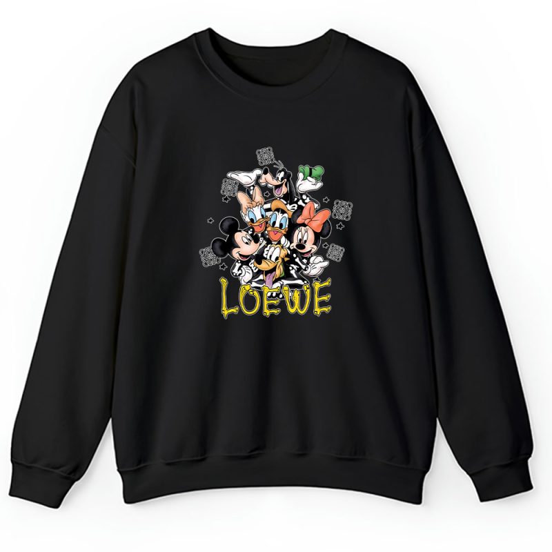 Mickey And Friends Skeleton Halloween Loewe Unisex Hoodie TAH10107