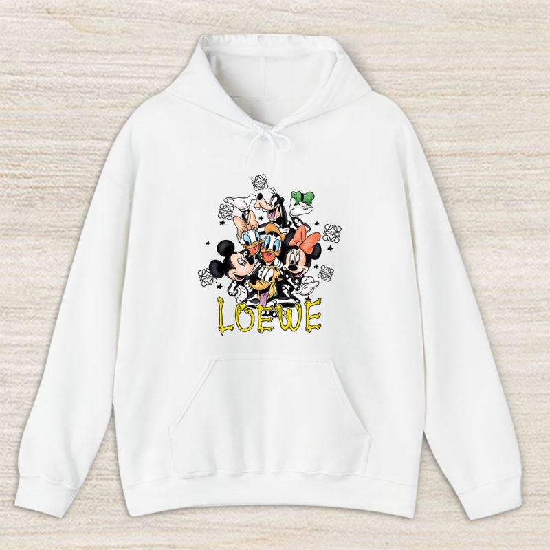 Mickey And Friends Skeleton Halloween Loewe Unisex Hoodie TAH10107