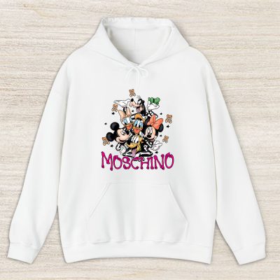 Mickey And Friends Skeleton Halloween Moschino Unisex Hoodie TAH10110