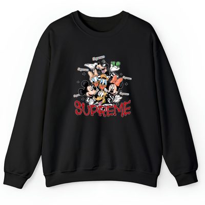 Mickey And Friends Skeleton Halloween Supreme Unisex Hoodie TAH10112