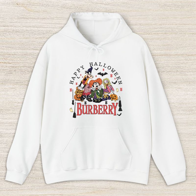 Mickey Happy Halloween Burberry Unisex Hoodie TAH9284