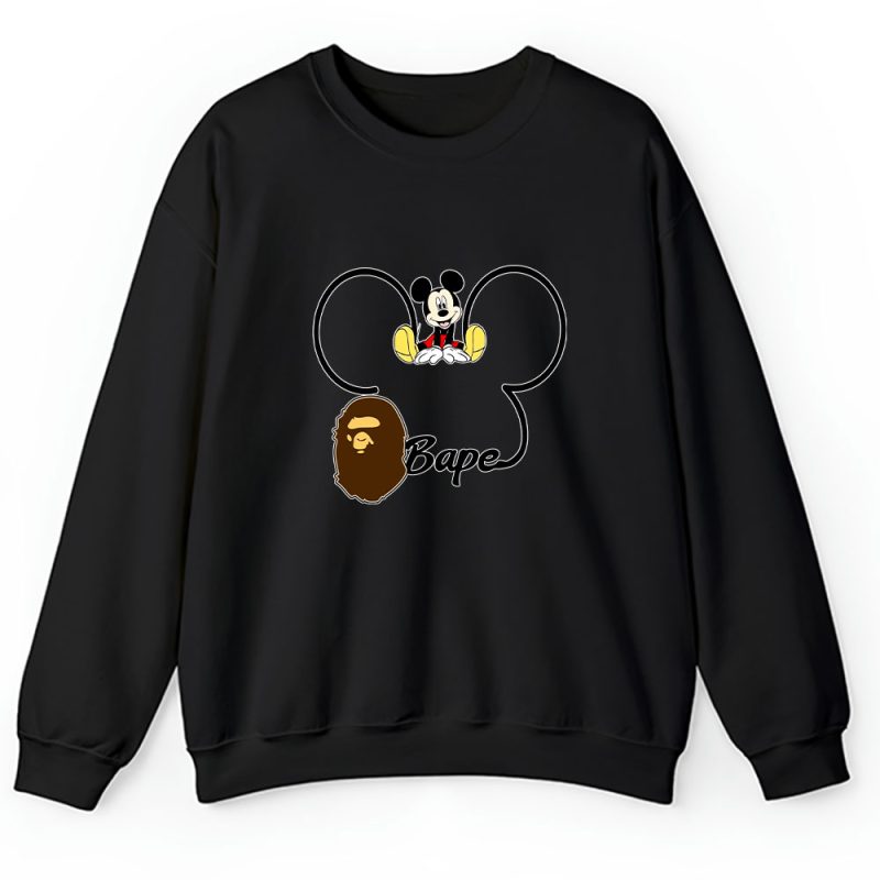 Mickey Mouse Bape Unisex Sweatshirt TAS8238