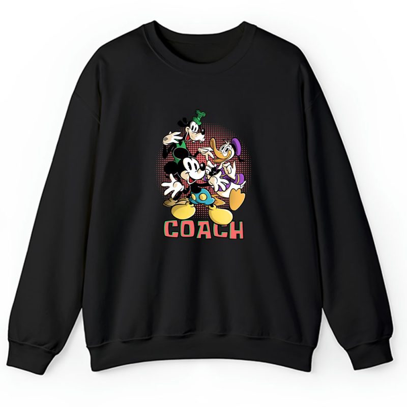 Mickey Mouse Donald Duck Goofy Coach Unisex Sweatshirt TAS8258