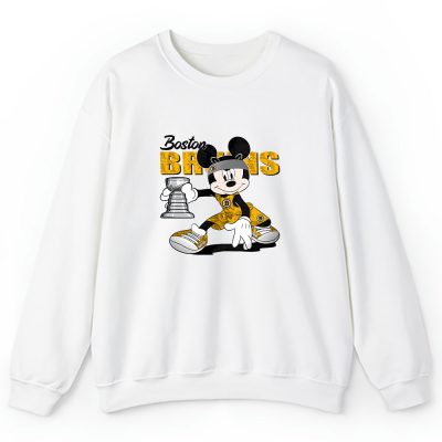 Mickey Mouse X Boston Bruins Team NHL Hockey Fan Unisex Sweatshirt TAS8638