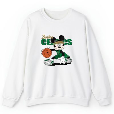 Mickey Mouse X Boston Celtics Team NBA Basketball Fan Unisex Sweatshirt TAS8610