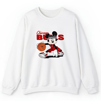 Mickey Mouse X Chicago Bulls Team NBA Basketball Fan Unisex Sweatshirt TAS8612