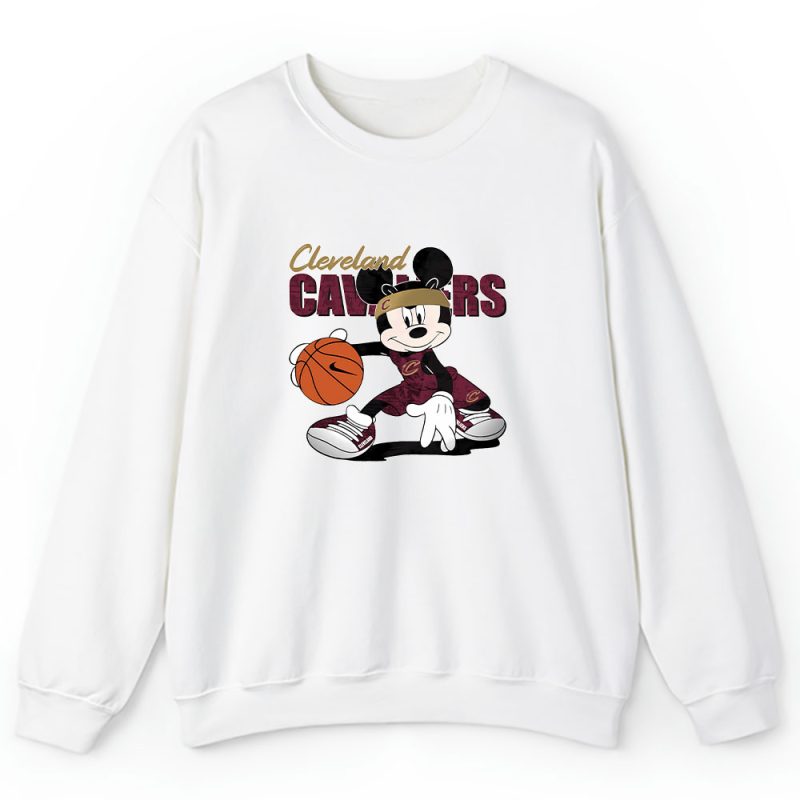 Mickey Mouse X Cleveland Cavaliers Team NBA Basketball Fan Unisex Sweatshirt TAS8615