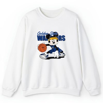 Mickey Mouse X Golden State Warriors Team NBA Basketball Fan Unisex Sweatshirt TAS8616
